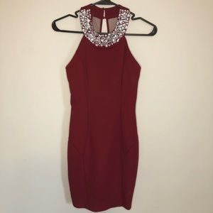 Maroon Cocktail Dress